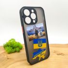 Чохол Hoco smoke case Patriotic iPhone 14 Pro Black(зас.тов.)