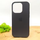 Матовий скляний чохол Glass case для iPhone 14 Pro Space Black(зас.тов.)
