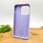 Чохол  Silicone Case with MagSafe для iPhone 14 Pro Lilac