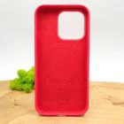 Чохол  Silicone Case with MagSafe для iPhone 14 Pro Red(зас.тов.)