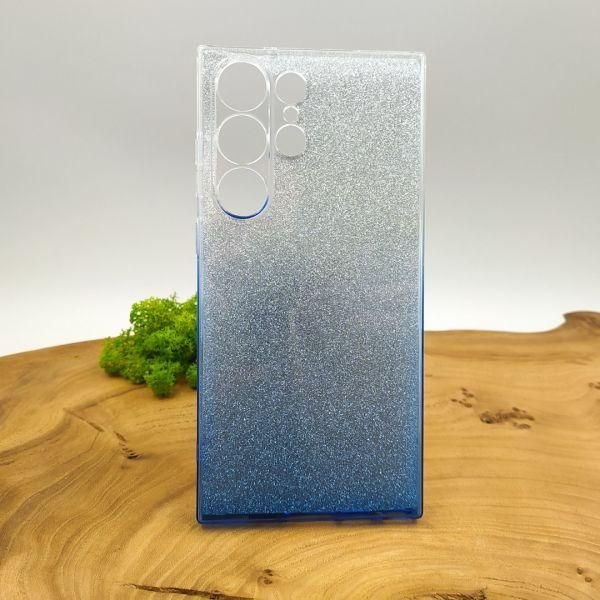 Силіконовий чохол VAJA градієнт для Samsung S23 Ultra Blue(зас.тов.)