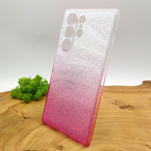 Силіконовий чохол VAJA градієнт для Samsung S23 Ultra Pink