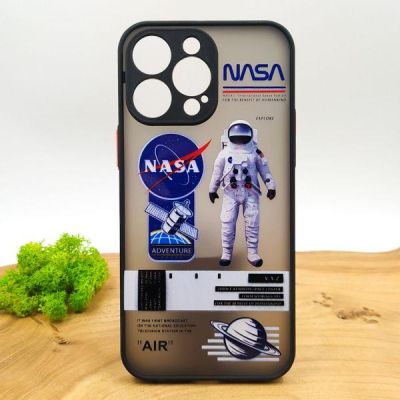 Чохол HOCO Smoke case NASA iPhone 14 Pro Max Black(зас.тов.)