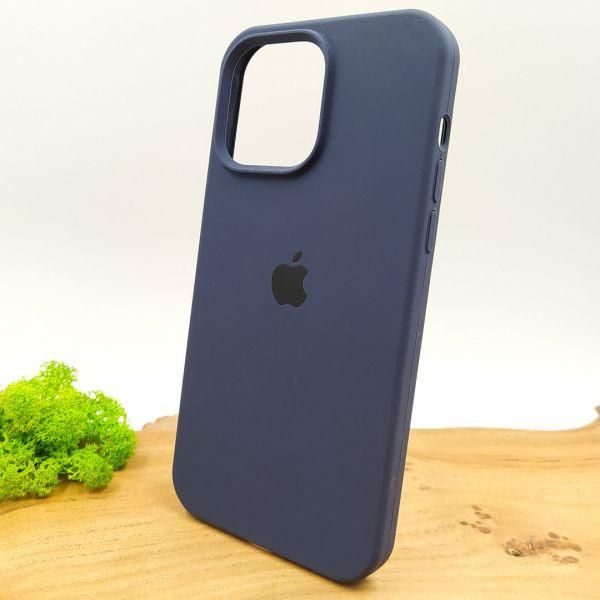 Чохол Silicone Case для iPhone 14 Pro Max Navy Storm