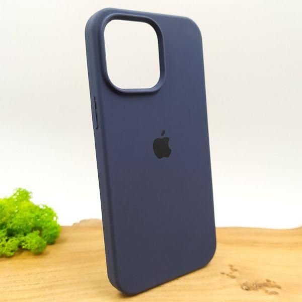 Чохол Silicone Case для iPhone 14 Pro Max Navy Storm