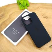 Чохол  Silicone Case with MagSafe для iPhone 14 Pro Max Black