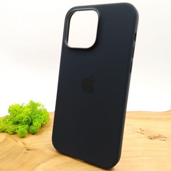Чохол  Silicone Case with MagSafe для iPhone 14 Pro Max Black