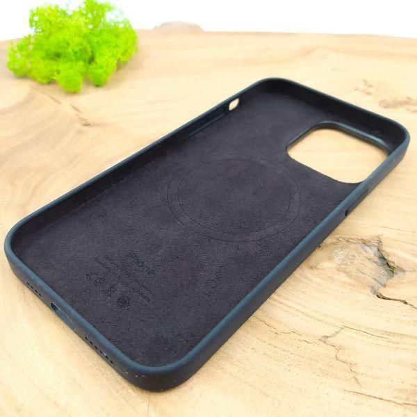 Чохол  Silicone Case with MagSafe для iPhone 14 Pro Max Black