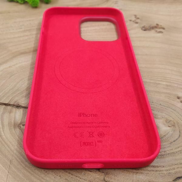 Чохол  Silicone Case with MagSafe для iPhone 14 Pro Max Red(зас.тов.)