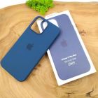 Чохол  Silicone Case with MagSafe для iPhone 14 Pro Max Storm Blue