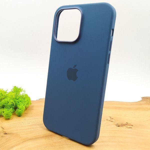 Чохол  Silicone Case with MagSafe для iPhone 14 Pro Max Storm Blue
