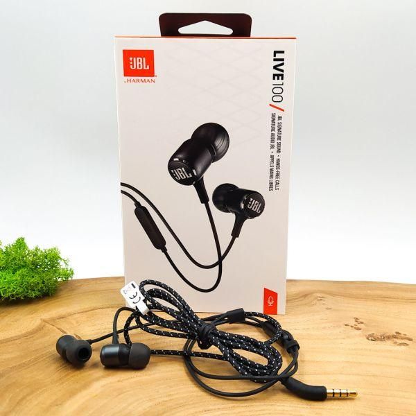 Дротові вакуумні навушники JBL Live 100