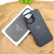 Шкіряний Чохол MagSafe Leather Case for Apple iPhone 14 Pro Max Midnight(зас.тов.)