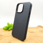 Шкіряний Чохол MagSafe Leather Case for Apple iPhone 14 Pro Max Midnight(зас.тов.)