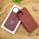 Шкіряний Чохол MagSafe Leather Case for Apple iPhone 14 Umber(зас.тов.)