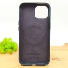 Шкіряний Чохол MagSafe Leather Case for Apple iPhone 14 Midnight(зас.тов.)