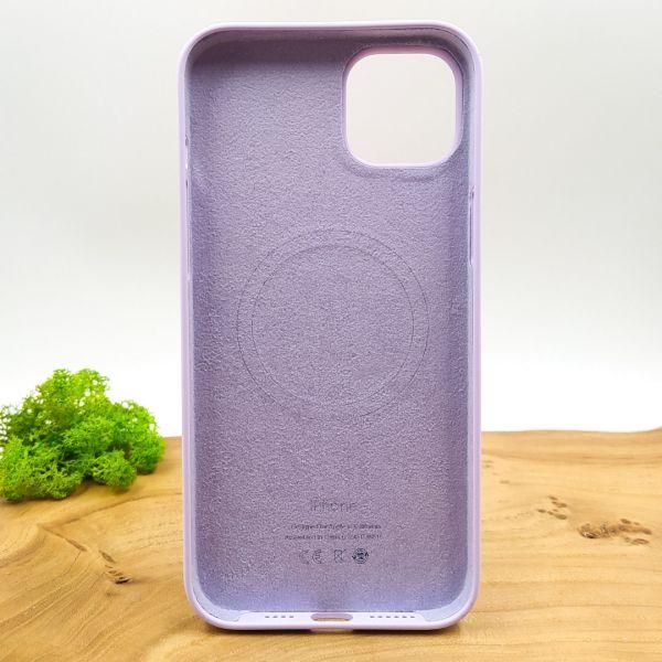 Чохол  Silicone Case with MagSafe для iPhone 14 Plus Lilac