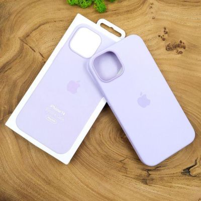 Чохол  Silicone Case with MagSafe для iPhone 14 Lilac