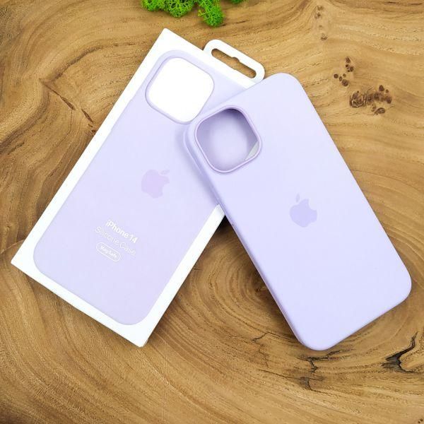 Чохол  Silicone Case with MagSafe для iPhone 14 Lilac