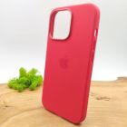 Чохол  Silicone Case with MagSafe для iPhone 13 Pro Red(зас.тов.)