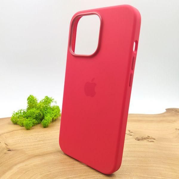 Чохол  Silicone Case with MagSafe для iPhone 13 Pro Red(зас.тов.)