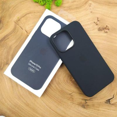 Чохол  Silicone Case with MagSafe для iPhone 13 Pro Black