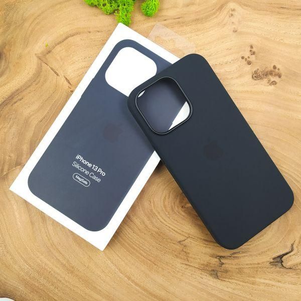Чохол  Silicone Case with MagSafe для iPhone 13 Pro Black