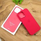 Чохол  Silicone Case with MagSafe для iPhone 13 Pro Max Red