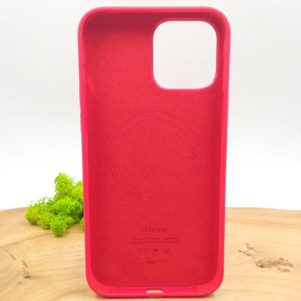 Чохол  Silicone Case with MagSafe для iPhone 13 Pro Max Red