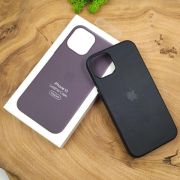 Шкіряний Чохол MagSafe Leather Case for Apple iPhone 13 Midnight(зас.тов.)