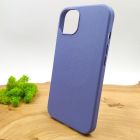Шкіряний Чохол MagSafe Leather Case for Apple iPhone 13 Blue(зас.тов.)