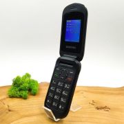 Кнопковий телефон розкладачка Samsung x365s Blue