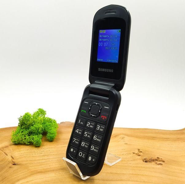 Кнопковий телефон розкладачка Samsung x365s Blue