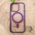 Чохол HOCO Smoke case with MagSafe для iPhone 14 Pro Marsala(зас.тов.)