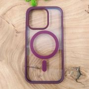Чохол HOCO Smoke case with MagSafe для iPhone 14 Pro Marsala(зас.тов.)