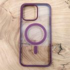 Чохол HOCO Smoke case with MagSafe для iPhone 13 Pro Max Marsala(зас.тов.)