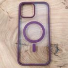 Чохол HOCO Smoke case with MagSafe для iPhone 13 Pro Marsala(зас.тов.)