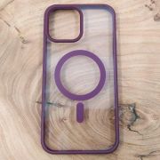 Чохол HOCO Smoke case with MagSafe для iPhone 13 Pro Marsala(зас.тов.)