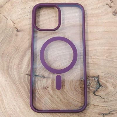 Чохол HOCO Smoke case with MagSafe для iPhone 13 Pro Marsala(зас.тов.)