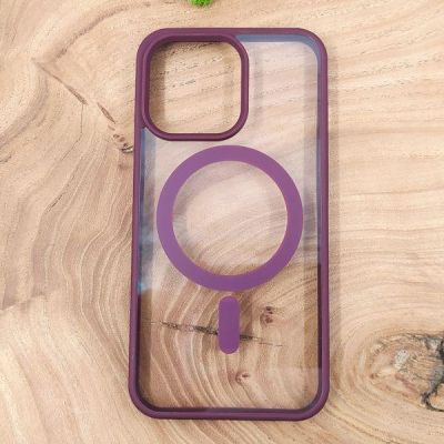 Чохол HOCO Smoke case with MagSafe для iPhone 13 Marsala(зас.тов.)
