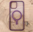 Чохол HOCO Smoke case with MagSafe для iPhone 12 Pro Max Marsala(зас.тов.)