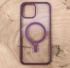 Чохол HOCO Smoke case with MagSafe для iPhone 12 Pro Max Marsala(зас.тов.)