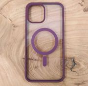 Чохол HOCO Smoke case with MagSafe для iPhone 12 Pro Max Marsala(зас.тов.)