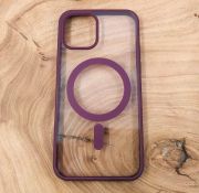 Чохол HOCO Smoke case with MagSafe для iPhone 12/12 Pro Marsala(зас.тов.)