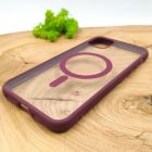 Чохол HOCO Smoke case with MagSafe для iPhone 11 Pro Max Marsala(зас.тов.)