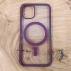 Чохол HOCO Smoke case with MagSafe для iPhone 11 Pro Marsala(зас.тов.)