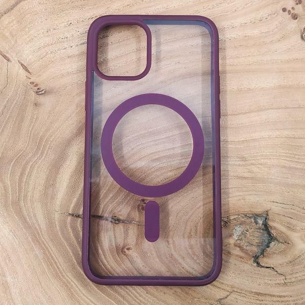 Чохол HOCO Smoke case with MagSafe для iPhone 11 Pro Marsala(зас.тов.)