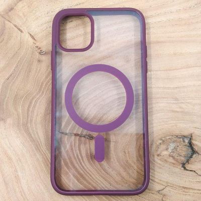 Чохол HOCO Smoke case with MagSafe для iPhone 11 Marsala