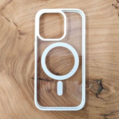 Чохол HOCO Smoke case with MagSafe для iPhone 14 Pro White(зас.тов.)