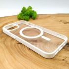 Чохол HOCO Smoke case with MagSafe для iPhone 14 White(зас.тов.)